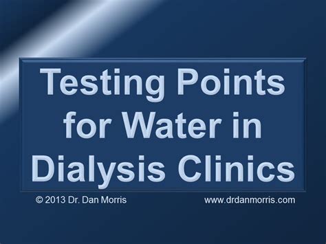 hardness test in dialysis|dialysis water quality check.